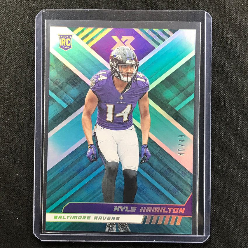 2022 Xr Kyle Hamilton Rookie Teal Base 40/49