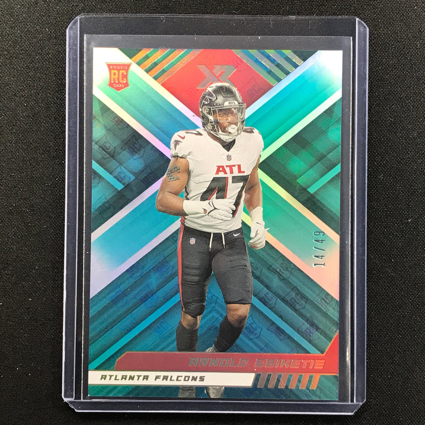 2022 Xr Arnold Ebiketie Rookie Teal Base 14/49