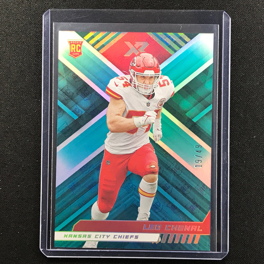 2022 Xr Leo Chenal Rookie Teal Base 19/49