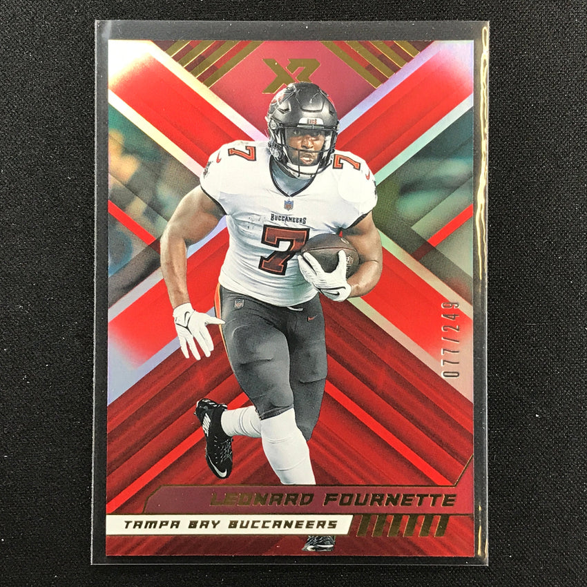 2022 Xr Leonard Fournette Red Base 77/249