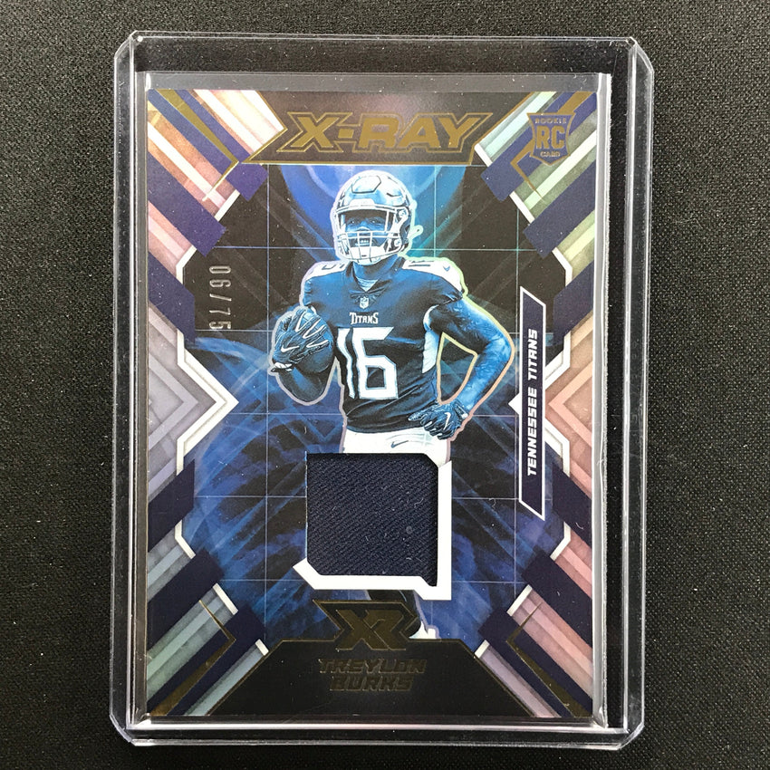 2022 Xr Treylon Burks Rookie X-ray Relics 6/75