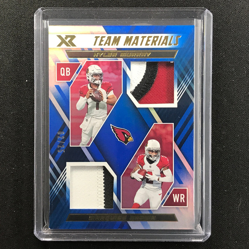 2022 Xr Kyler Murray Marquise Brown Team Materials Dual Relic 2/25