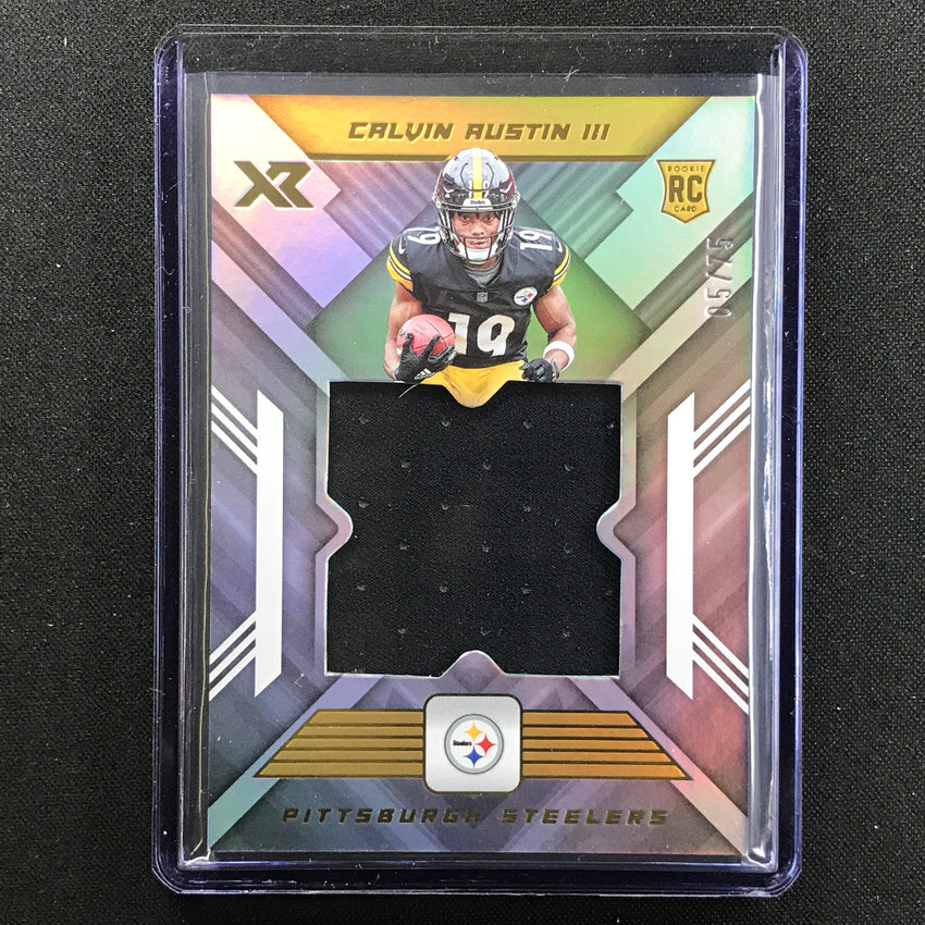 2022 Xr Calvin Austin Iii Rookie Jumbo Relic 5/75