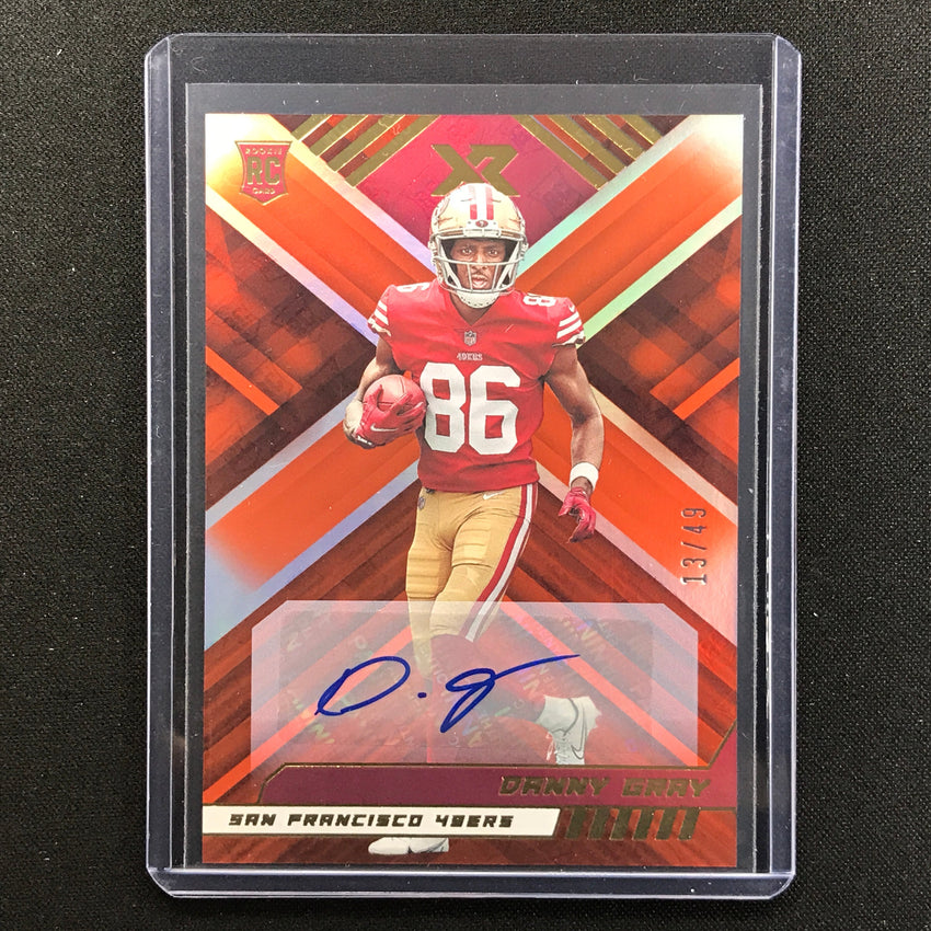 2022 Xr Danny Gray Rookie Autographs Orange 13/49