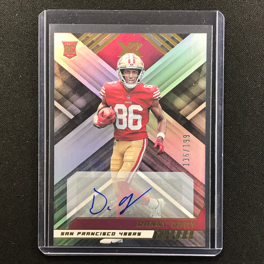 2022 Xr Danny Gray Rookie Autographs Silver 136/199