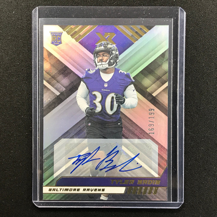 2022 Xr Tyler Badie Rookie Autographs Silver 169/199
