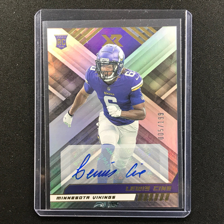 2022 Xr Lewis Cine Rookie Autographs Silver 5/199