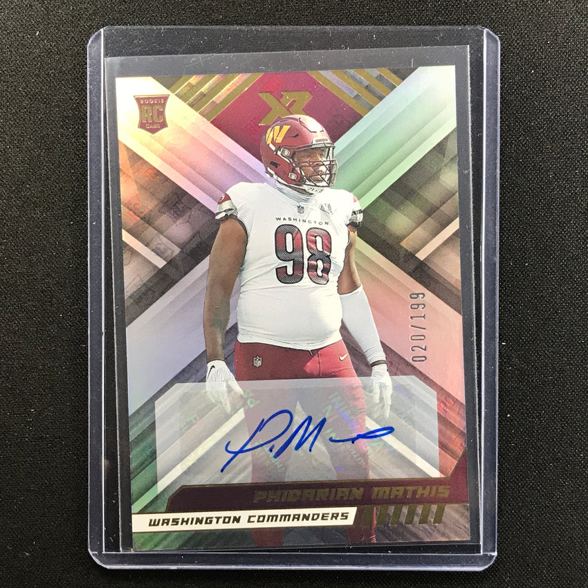 2022 Xr Phidarian Mathis Rookie Autographs Silver 20/199