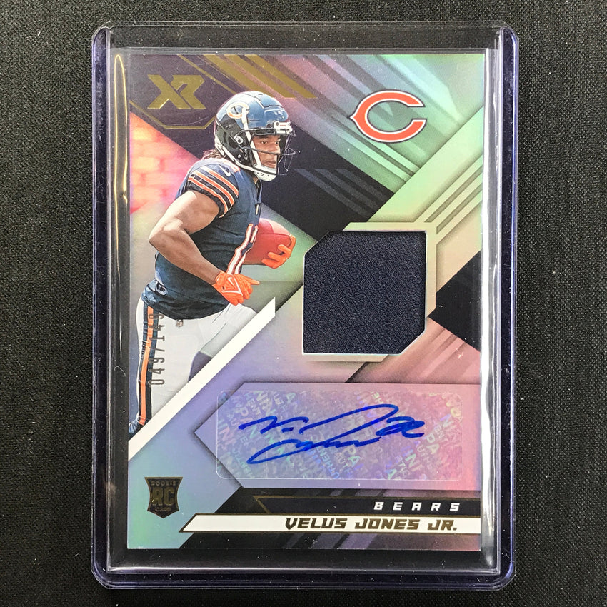 2022 Xr Velus Jones Jr Rookie Jersey Auto 49/149