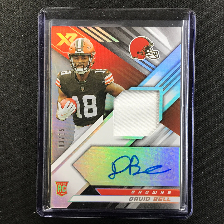 2022 Xr David Bell Rookie Patch Auto 3/15
