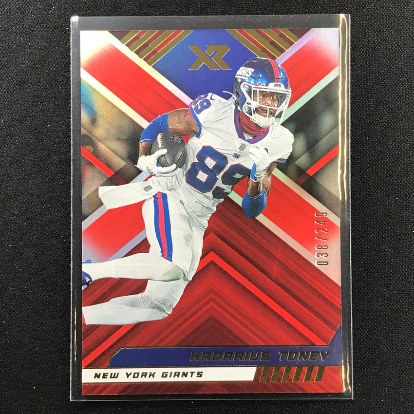 2022 Xr Kadarius Toney Red Base 38/249