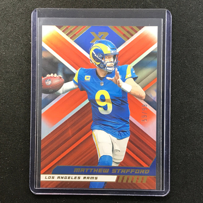 2022 Xr Matthew Stafford Base Orange 59/99