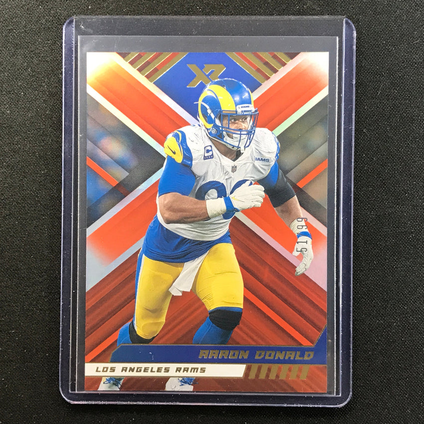 2022 Xr Aaron Donald Base Orange 51/99