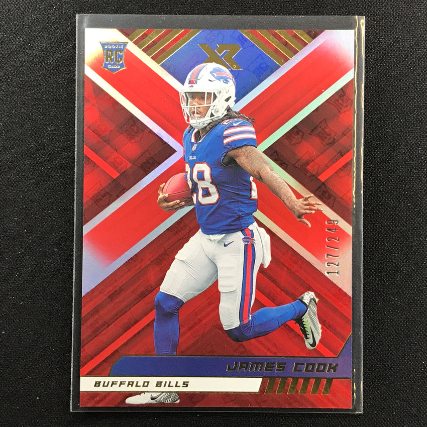 2022 Xr James Cook Rookie Red Base 127/249