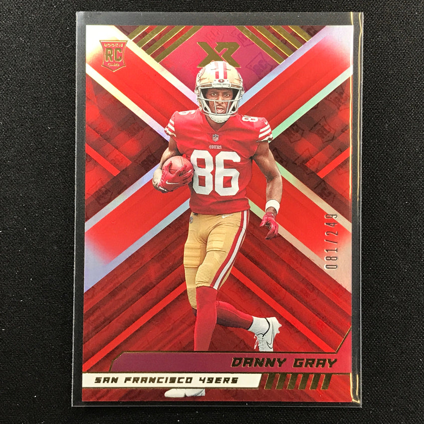 2022 Xr Danny Gray Rookie Red Base 81/249