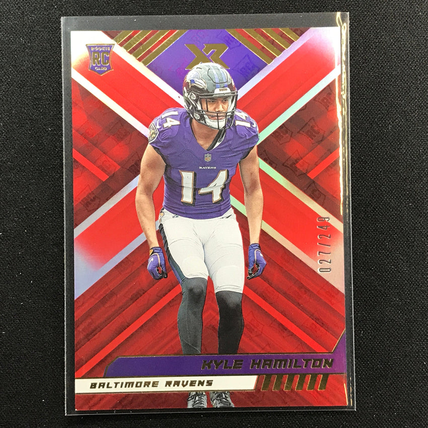 2022 Xr Kyle Hamilton Rookie Red Base 27/249