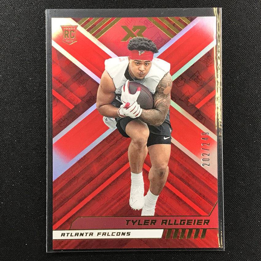 2022 Xr Tyler Allgeier Rookie Red Base 202/249
