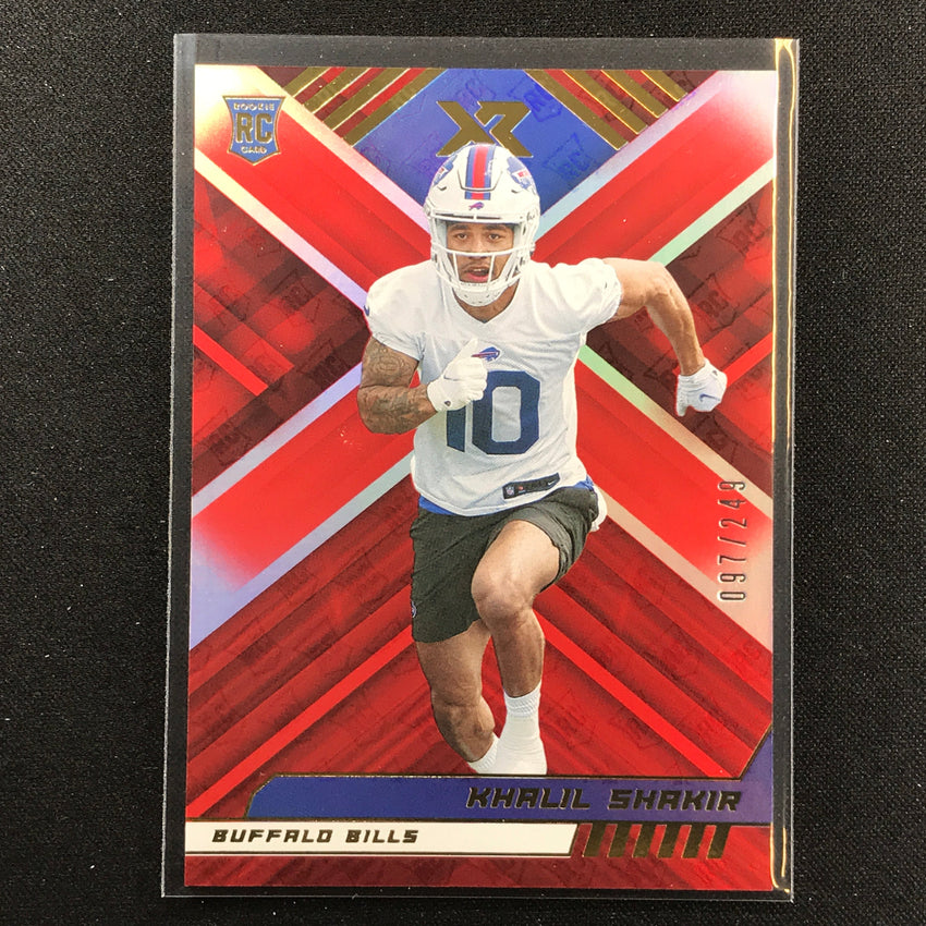 2022 Xr Khalil Shakir Rookie Red Base 97/249