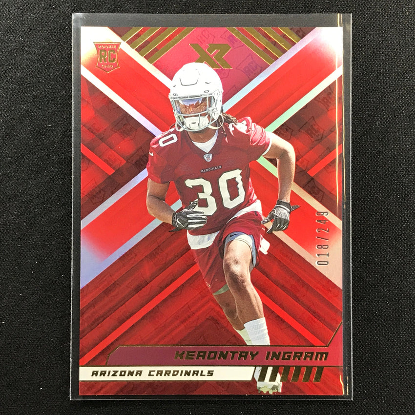 2022 Xr Keaontay Ingram Rookie Red Base 18/249