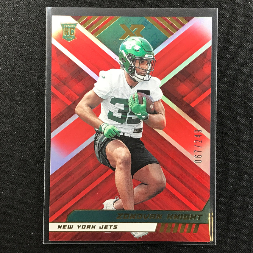 2022 Xr Zonovan Knight Rookie Red Base 67/249