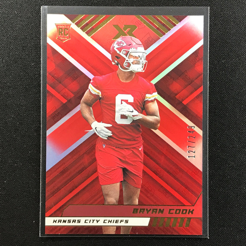 2022 Xr Bryan Cook Rookie Red Base 127/249
