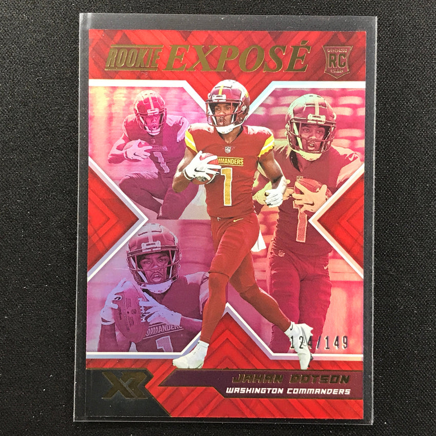 2022 Xr Jahan Dotson Rookie Expose Red 124/149