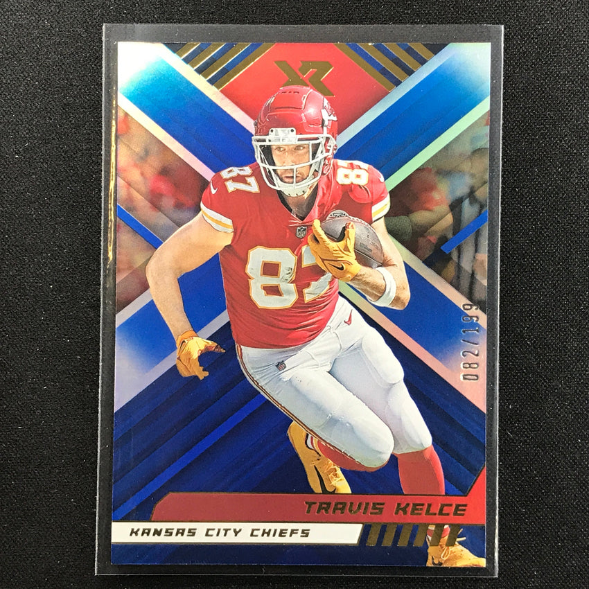 2022 Xr Travis Kelce Blue Base 82/199
