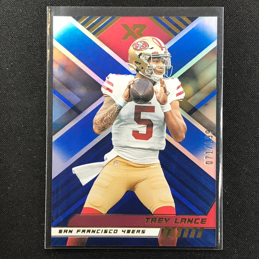 2022 Xr Trey Lance Blue Base 71/199