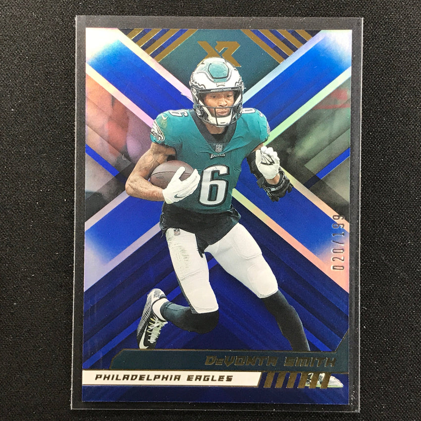 2022 Xr Devonta Smith Blue Base 20/199