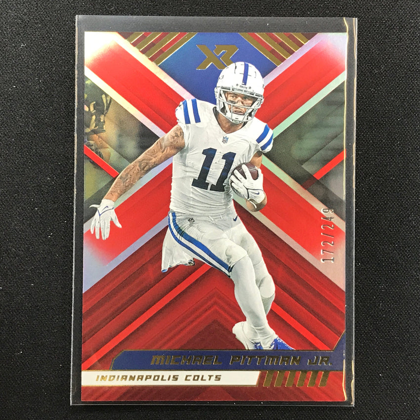 2022 Xr Michael Pittman Jr Red Base 172/249