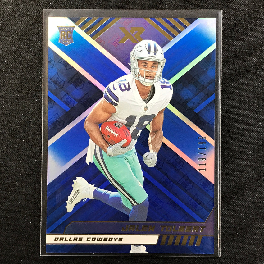 2022 Xr Jalen Tolbert Rookie Blue Base 119/199