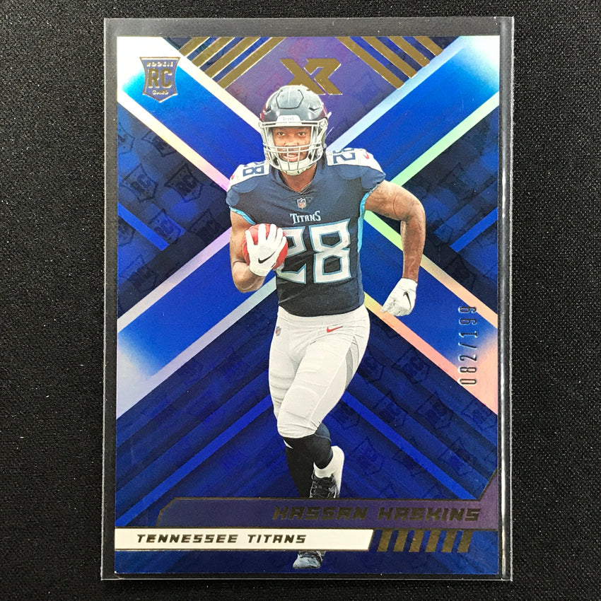 2022 Xr Hassan Haskins Rookie Blue Base 82/199