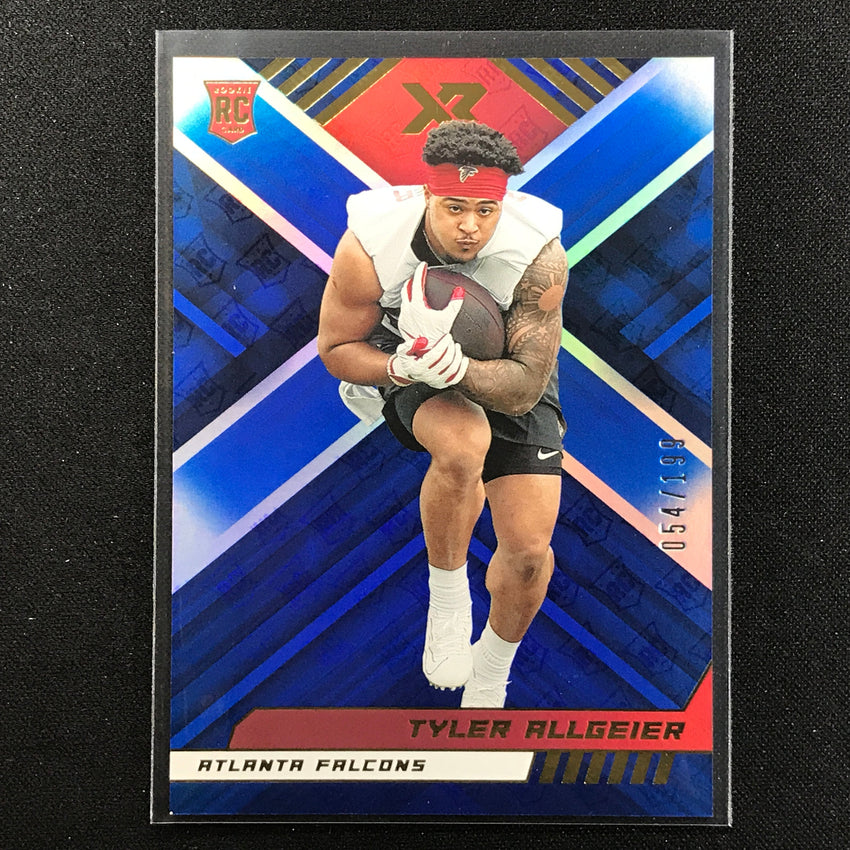 2022 Xr Tyler Allgeier Rookie Blue Base 54/199
