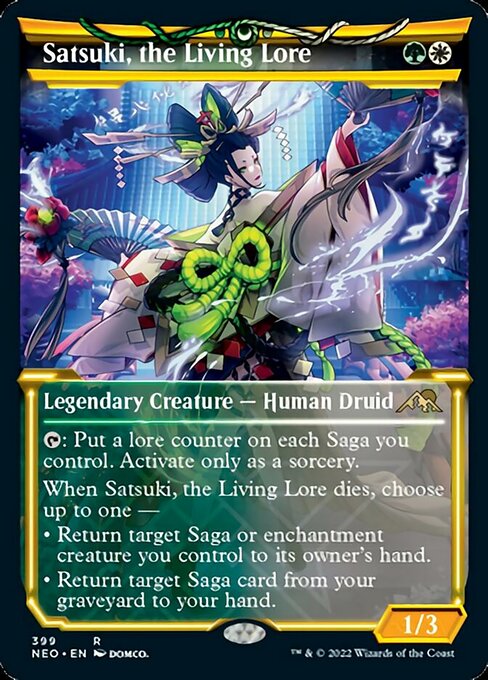 SHOWCASESatsuki, the Living Lore 399 -  Kamigawa Neon Dynasty