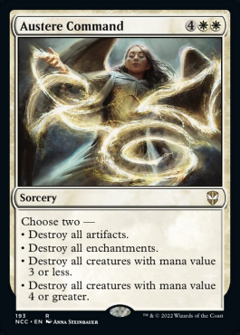 Austere Command #193 -  New Capenna Commander