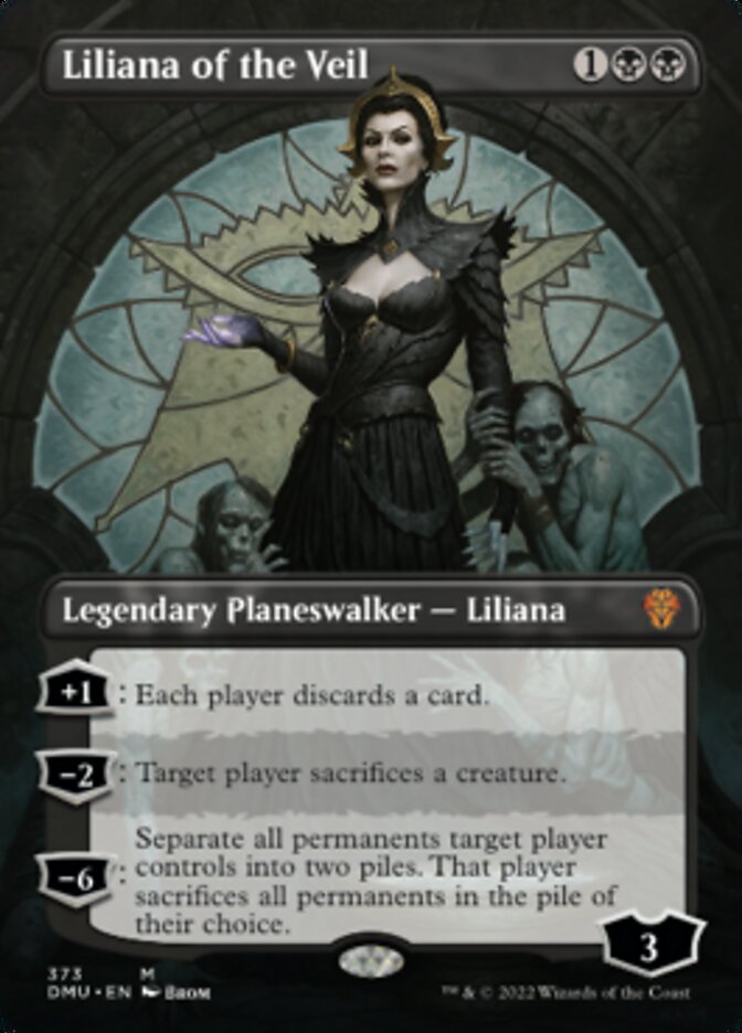Liliana of the Veil - 373# - Mythic - BORDERLESS 