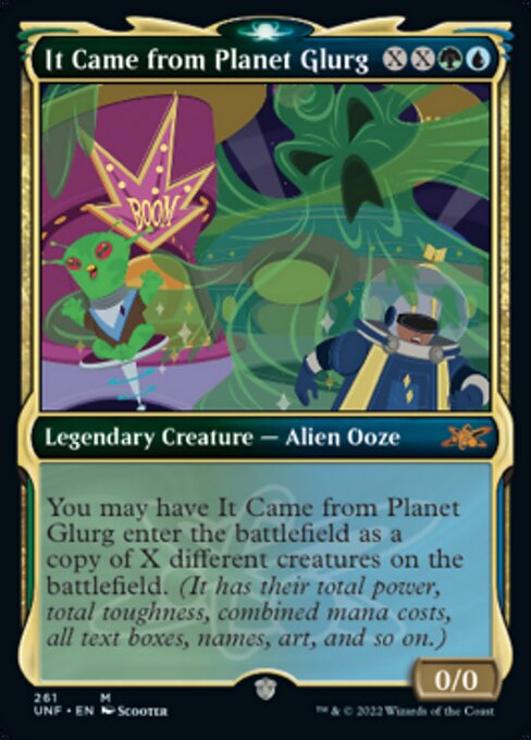 FOIL SHOWCASE It Came from Planet Glurg #261 - Mythic Unfinity