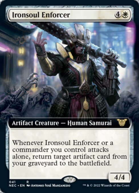 Ironsoul Enforcer 41 - Kamigawa Neon Dynasty Commander