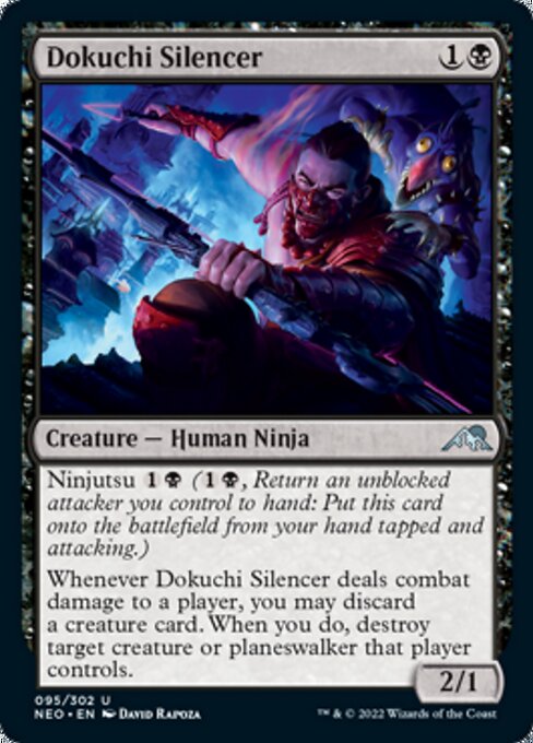 Dokuchi Silencer 95/302 -  Kamigawa Neon Dynasty UNCLE
