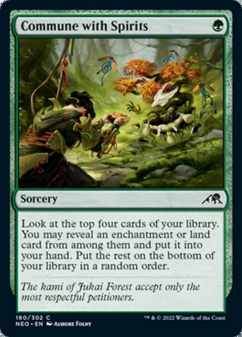 Commune with Spirits 180/302 -  Kamigawa Neon Dynasty CONNN