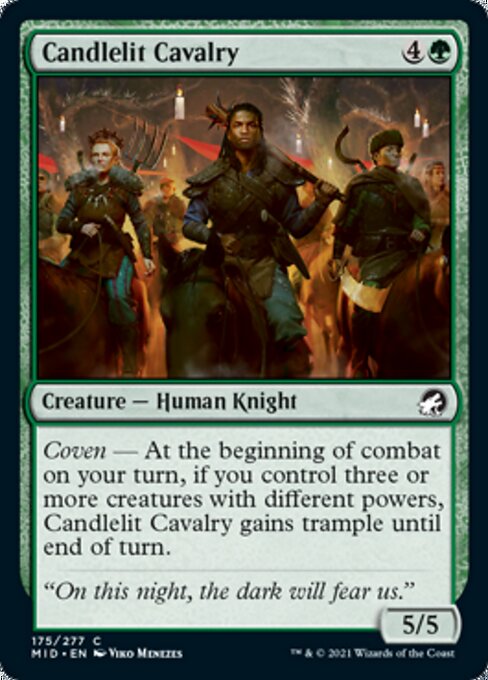 175Candlelit Cavalry 175/277 Common - Midnight Hunt
