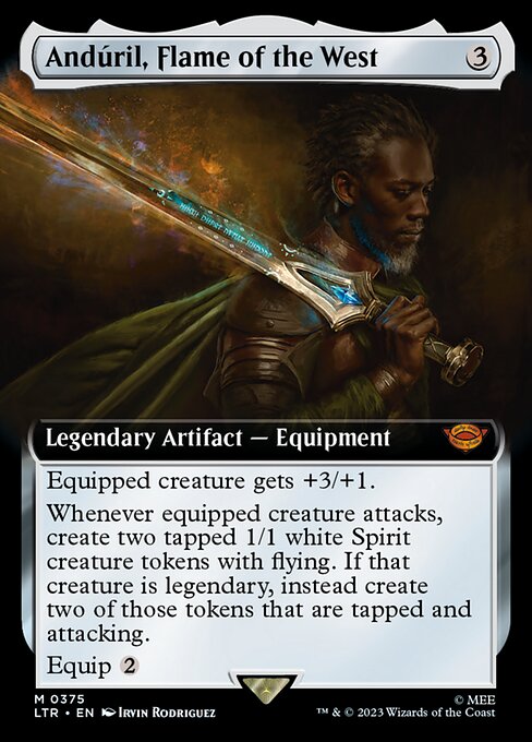 EXTENDED Andúril, Flame of the West #375  - Mythic Lord of the Rings: Tales of Middle-Earth