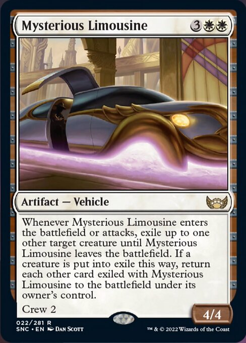 Mysterious Limousine 22/281 - Rare Streets of New Capenna