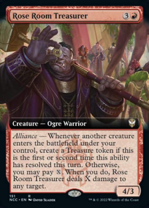 EXTENDED Rose Room Treasurer #151 -  New Capenna Commander