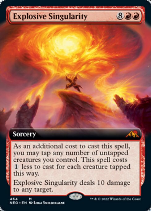 EXTENDEDExplosive Singularity 464 -  Kamigawa Neon Dynasty