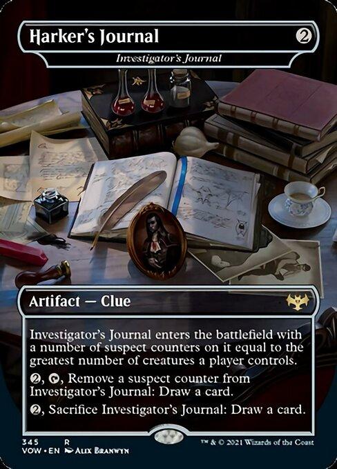 Harker's Journal (Investigator's Journal) - 345 -  Crimson Vow