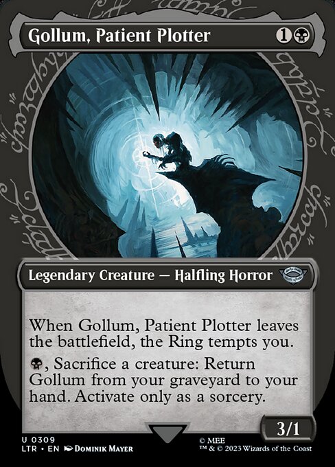 SHOWCASE Gollum, Patient Plotter #309  - Uncommon Lord of the Rings: Tales of Middle-Earth