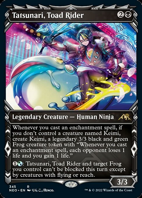 SHOWCASETatsunari, Toad Rider 345 -  Kamigawa Neon Dynasty