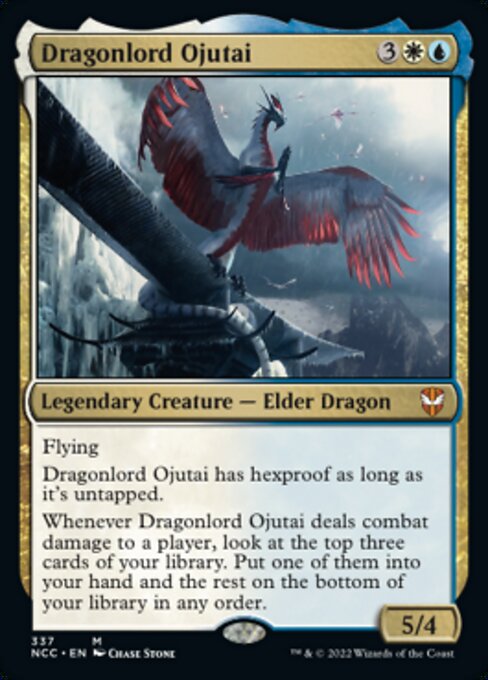 Dragonlord Ojutai #337 -  New Capenna Commander