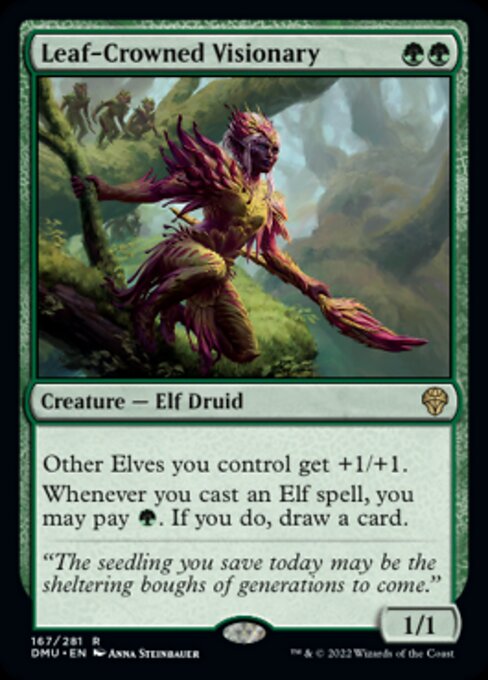 Leaf-Crowned Visionary - 167 /281 - Rare - FOIL 